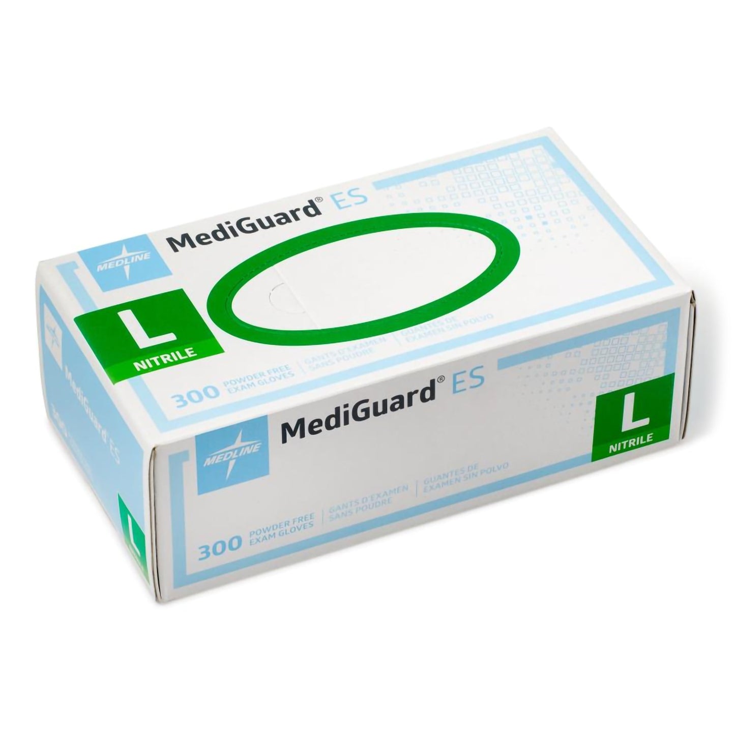 MediGuard® ES Nitrile Exam Glove, Large, Blue