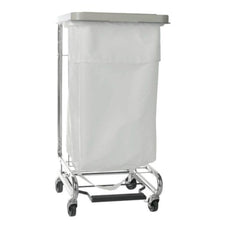 Hamper Stand McKesson Surgery Soiled Linen Rectangular Opening 30 to 33 gal. Capacity Foot Pedal Self-Closing Lid