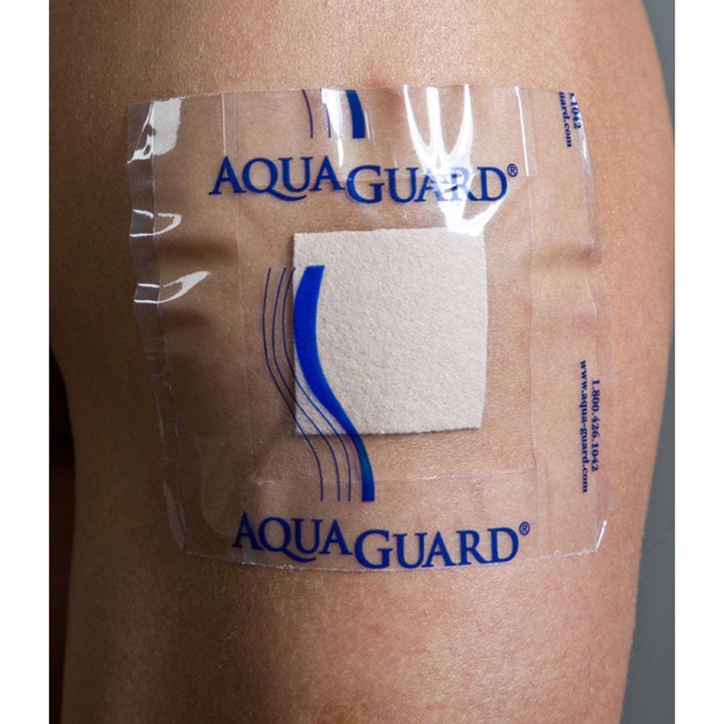 IV Site Barrier Protector AquaGuard® Shower Sheet 4 X 4 Inch Square NonSterile