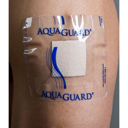 TIDI 50004-RPK AquaGuard Shower Sheet IV Site Barrier Protector, 4 x 4 Inch