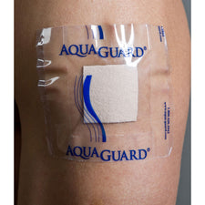 IV Site Barrier Protector AquaGuard® Shower Sheet 4 X 4 Inch Square NonSterile