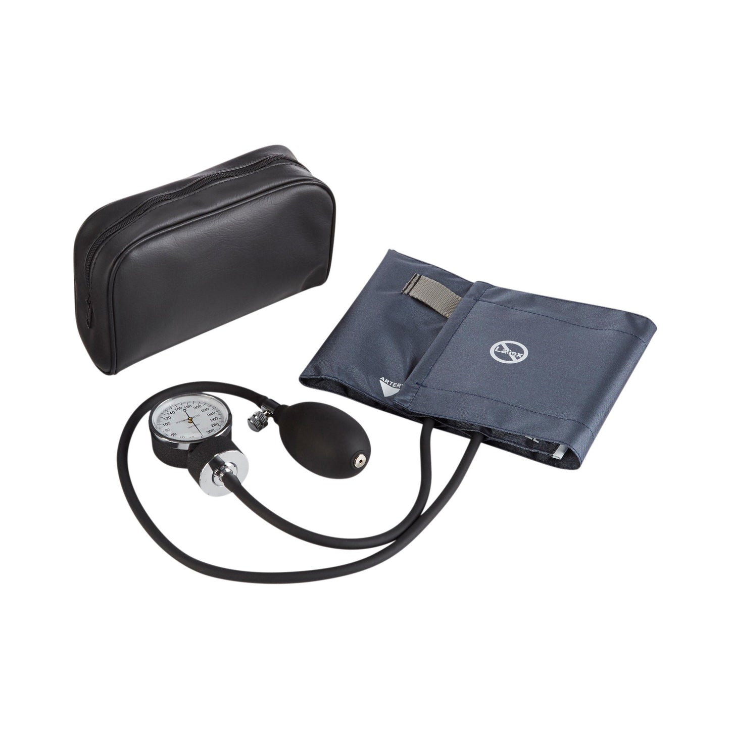 McKesson Aneroid Sphygmomanometer with Cuff, 2-Tube, Pocket-Size, Medium Cuff