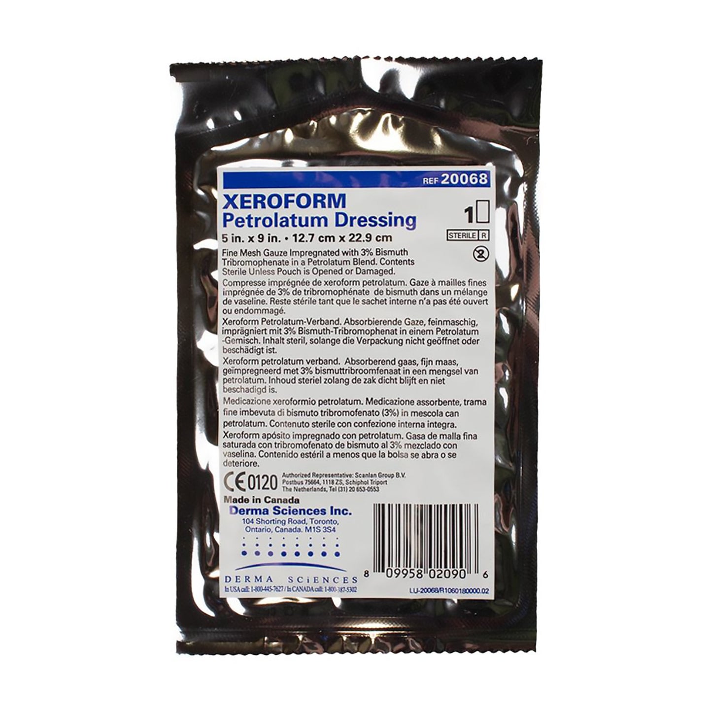 Xeroform Petrolatum Impregnated Dressing, 5 x 9 Inch