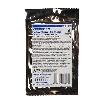 Xeroform Petrolatum Impregnated Dressing, 5 x 9 Inch