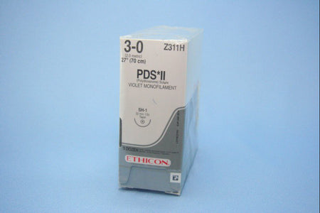 Ethicon Z311H PDS II Polydioxanone Absorbable Suture with Needle, Taper Point Monofilament