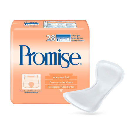 Essity 62550 Tena Promise Day Light Heavy Incontinence Pad, 15-Inch Length