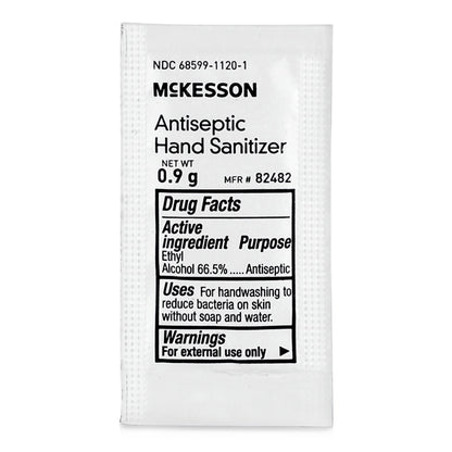 McKesson Hand Sanitizer with Aloe, Fresh Scent, Individual Packet
