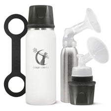 Ceres Chill OG Stainless Steel Breast Milk Chiller Container, White