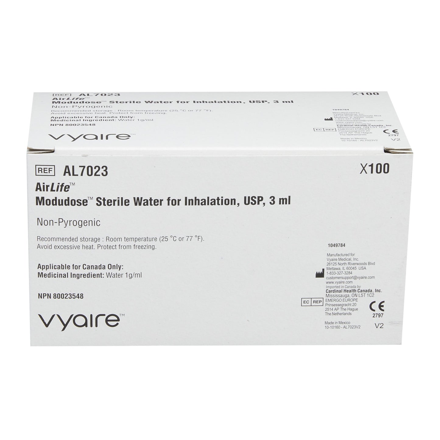 AirLife® Modudose® Respiratory Therapy Solution, 3 mL Unit Dose Vial