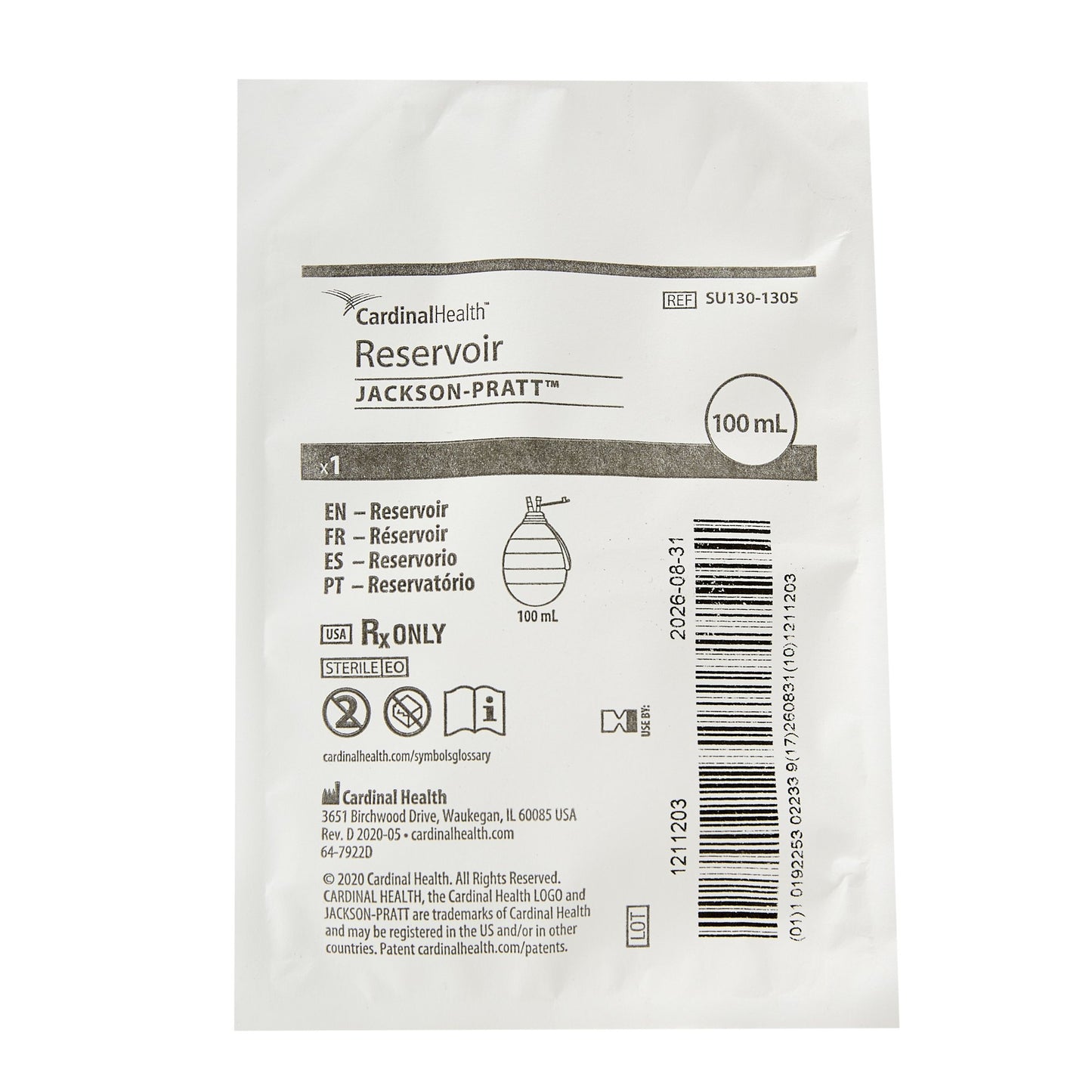 Bulb Evacuator Drainage Jackson-Pratt® 100 mL