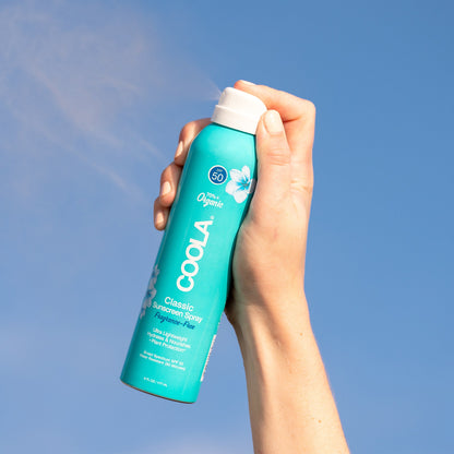 Sunscreen COOLA®Classic SPF 50 Liquid 6 oz. Aerosol Can