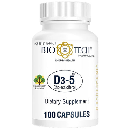 Bio Tech Pharmacal 53191024401 Tech Vitamin D-3 Supplement