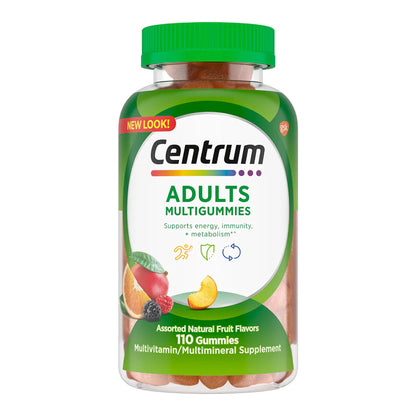 Centrum MultiGummies Adults Assorted Natural Fruit Flavors