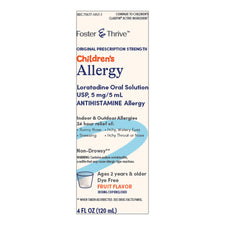 Foster & Thrive™ Children's Allergy Loratadine Oral Solution, Fruit Flavor
