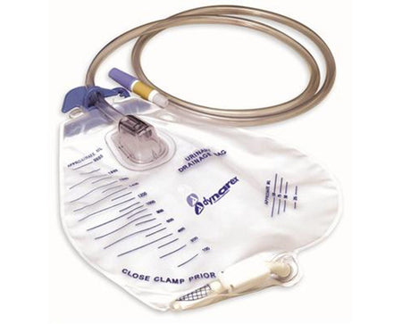 Dynarex 4270 Advantage Urinary Drain Bag, 2,000 mL