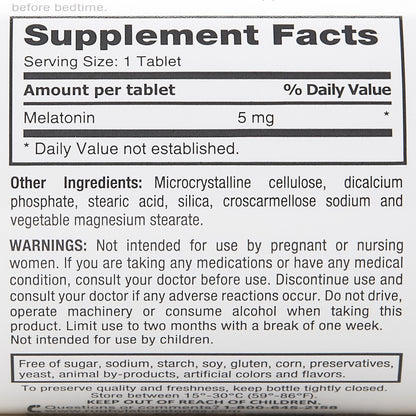Rugby® Melatonin Dietary Supplement