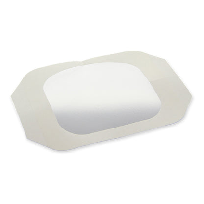 DermaView II™ Transparent Film Dressing with Border, 4 x 4½ Inch