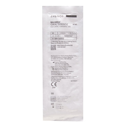 NeoMed® Enteral / Oral Syringe, 60 mL
