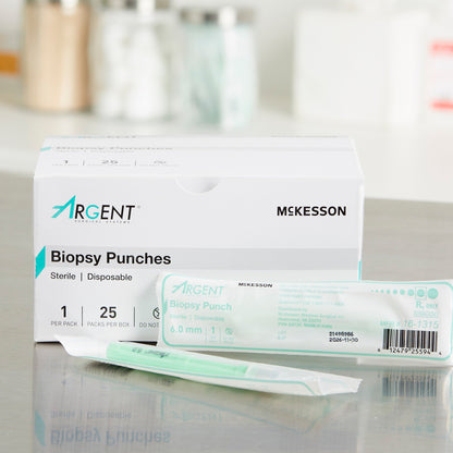 McKesson Argent™ Disposable Biopsy Punches, 6.0 mm