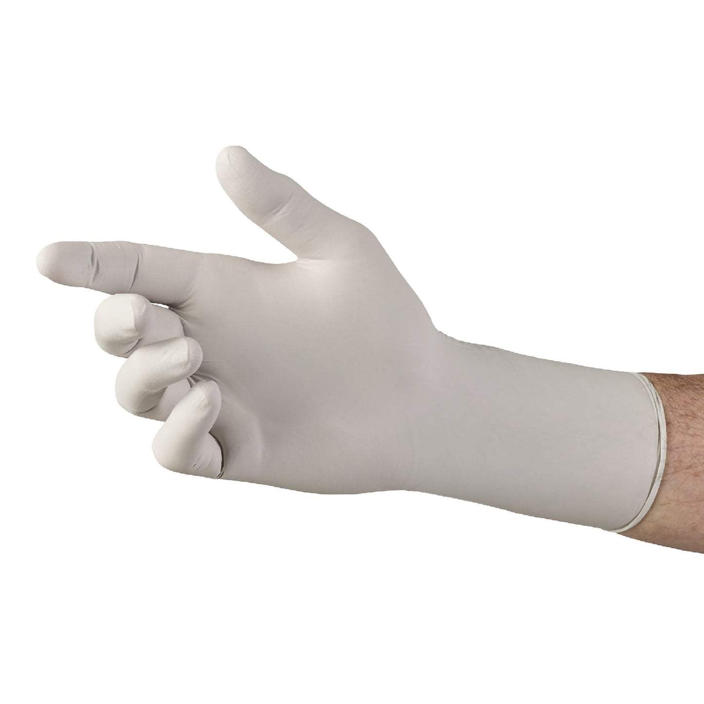 Sterling-Xtra® Nitrile Extended Cuff Length Exam Glove, Small, Gray
