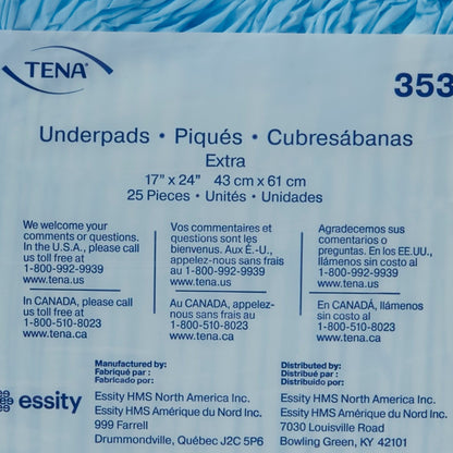 Tena Extra Absorbent Underpad, 17 x 24 Inch by Essity HMS North America Inc product image - view 5