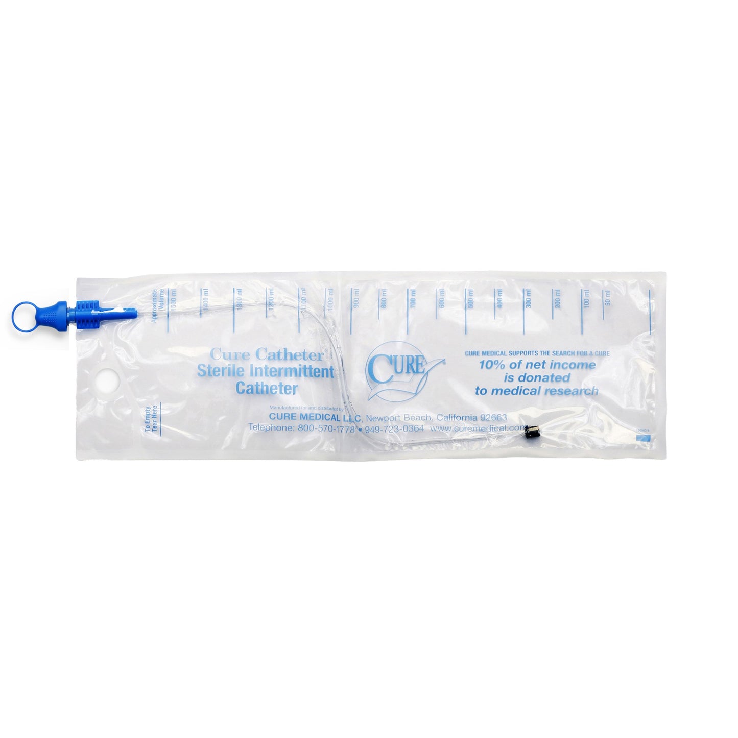 Cure Catheter™ Intermittent Catheter Kit, 10 Fr.