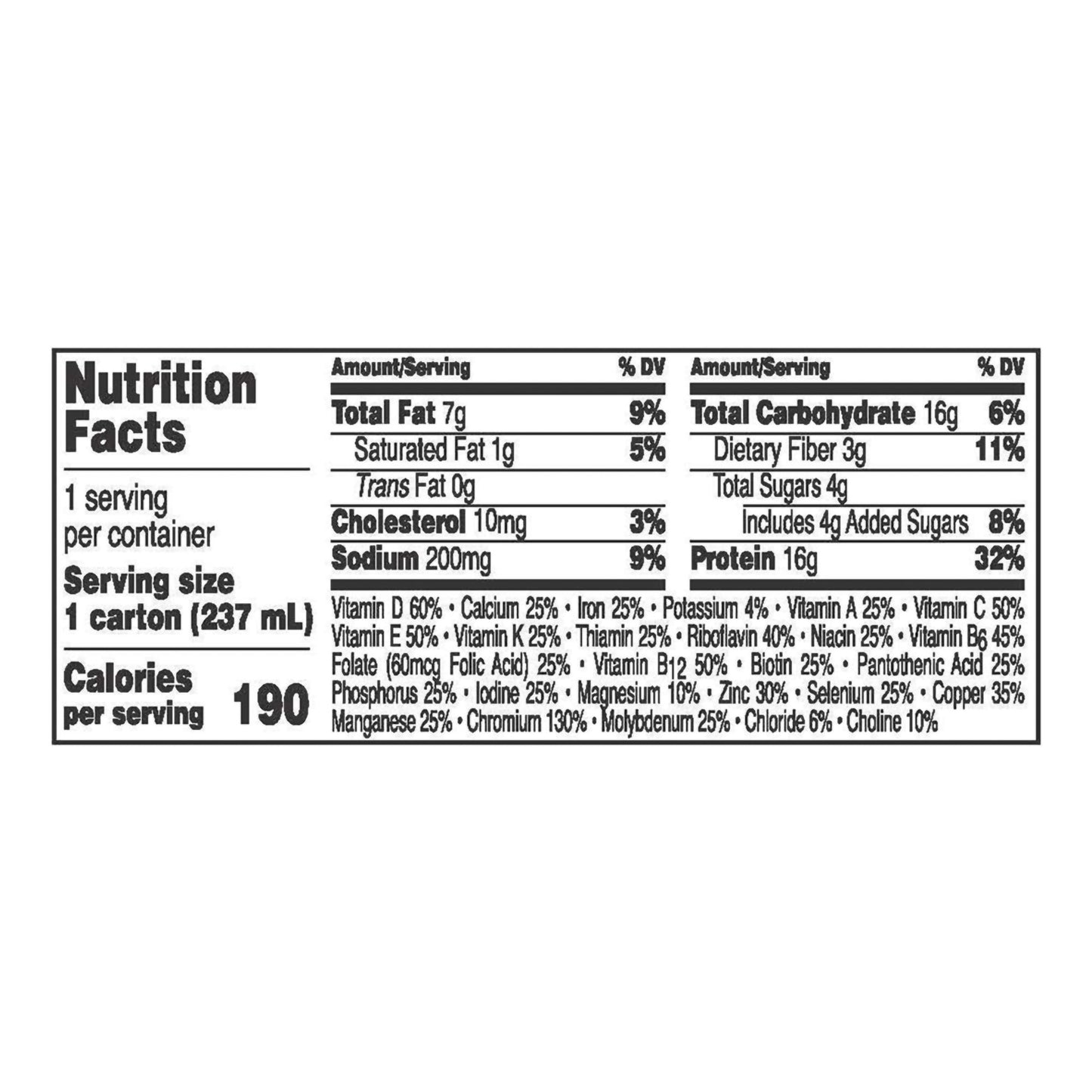 Boost® Glucose Control Chocolate Balanced Nutritional Drink, 8-ounce carton