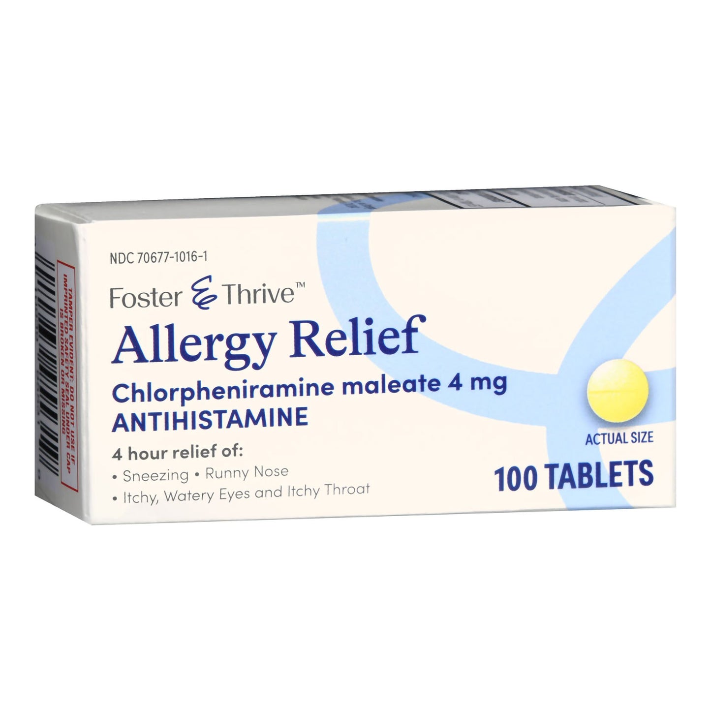 Foster & Thrive™ Allergy Relief Chlorpheniramine Maleate 4 mg Tablets