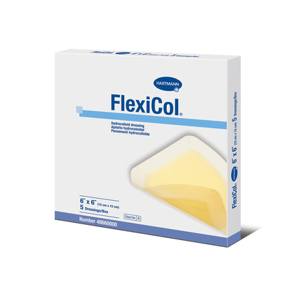 FlexiCol® Hydrocolloid Dressing, 6 x 6 Inch