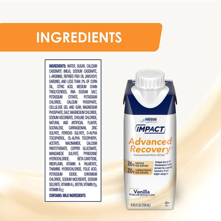 Nestle Healthcare Nutrition 43900943114 Impact Advanced Recovery Oral Supplement