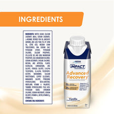 Impact Advanced Recovery® Vanilla Immunonutrition Drink, 8.45-ounce carton