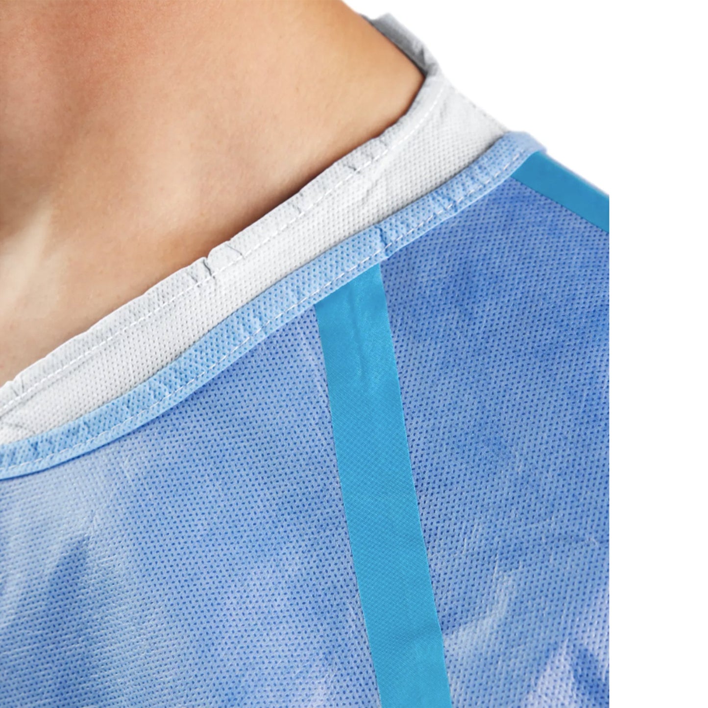 Chemotherapy Procedure Gown Cardinal Health™ One Size Fits Most Blue NonSterile AAMI Level 4 Disposable