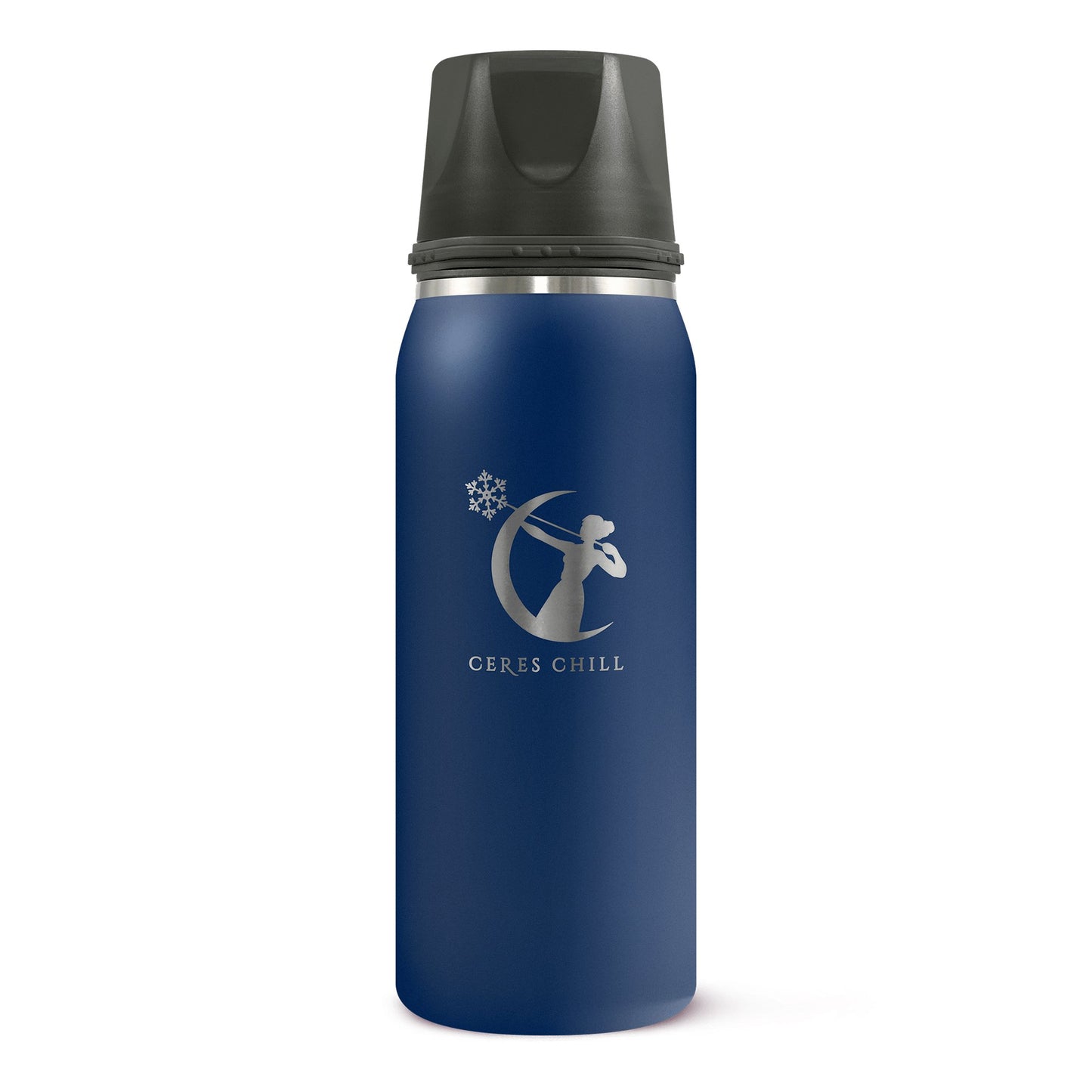 Ceres Chill OG Stainless Steel Breast Milk Chiller Container, Dark Blue