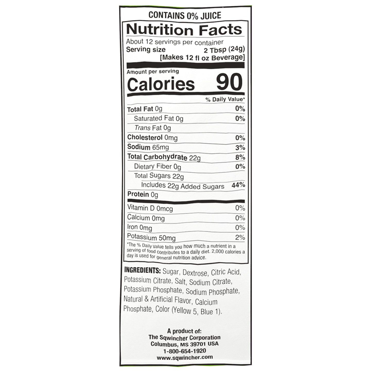 Sqwincher® Powder Pack® Lemon-Lime Electrolyte Replenishment Drink Mix