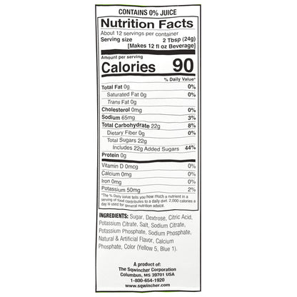 Sqwincher® Powder Pack® Lemon-Lime Electrolyte Replenishment Drink Mix