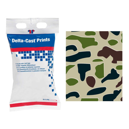 BSN 4003 Delta-Cast Prints Cast Tape, 3 Inch x 12 Foot, Camouflage Print