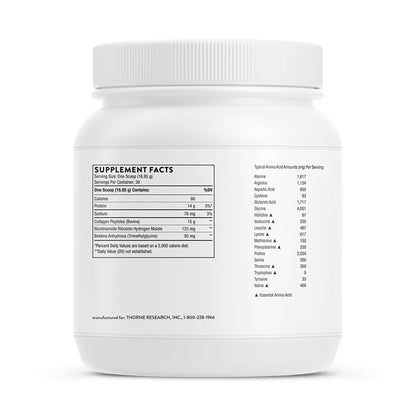 Thorne® Collagen Fit with Nicotinamide Riboside Dietary Supplement