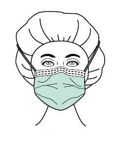 Aspen Surgical Products 65-3130 Precept Sensitive Skin Plus Surgical Mask