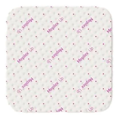 Foam Dressing Mepilex® Up 6 X 6 Inch Without Border Without Film Backing Silicone Adhesive Square Sterile