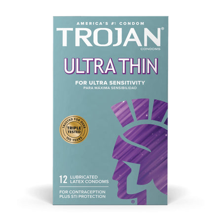 Church and Dwight 2260092642 Trojan Ultra Thin Lubricated Latex Condoms