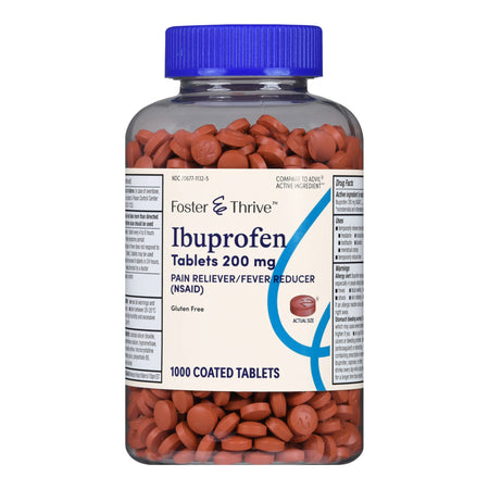 McKesson 70677113205 Foster & Thrive Ibuprofen 200 mg Coated Tablets