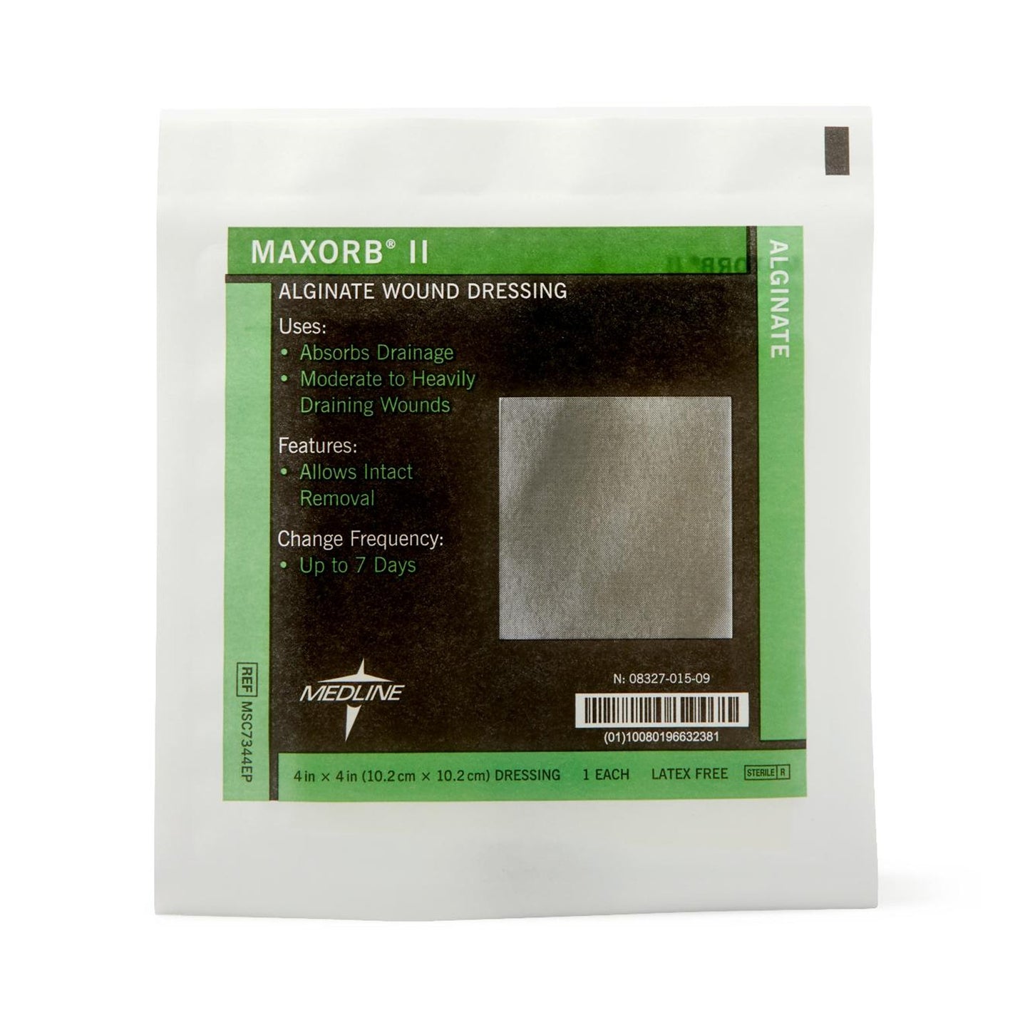 Maxorb® II Alginate Dressing, 4 x 4 inch