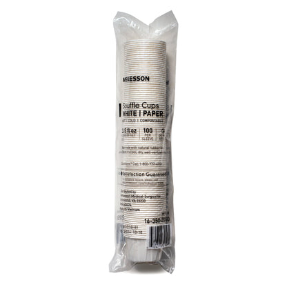 Souffle Cup McKesson 3.5 oz. White Paper Disposable