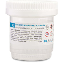 StatClick Prefilled Formalin Container, 30 mL Fill in 60 mL by StatLab Medical Products product image