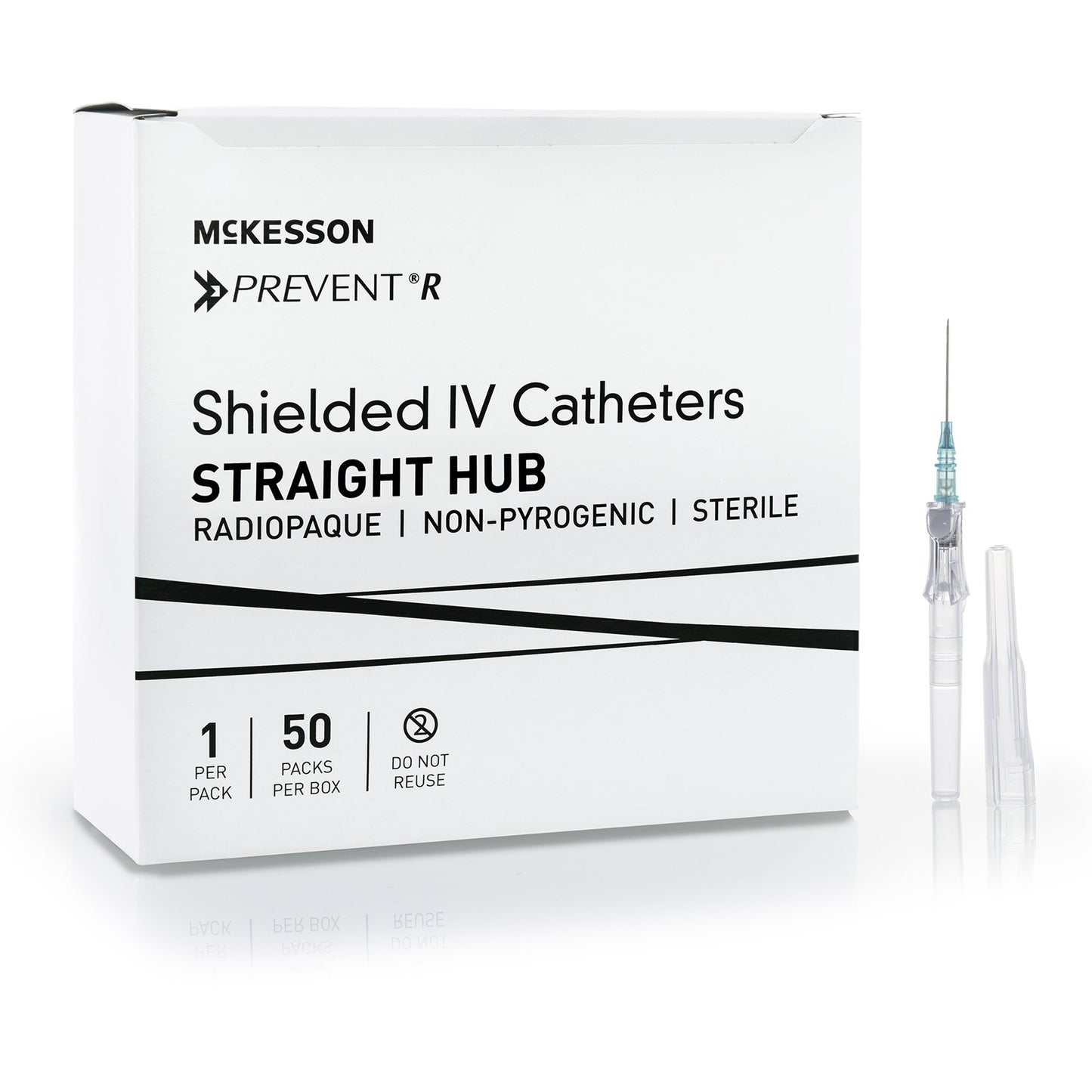 McKesson Prevent® R Shielded IV Catheter, 22 Guage