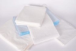 Stretcher Sheet Tidi® Everyday Flat 30 W X 48 L Inch White Tissue / Poly / Polyethylene Film Disposable