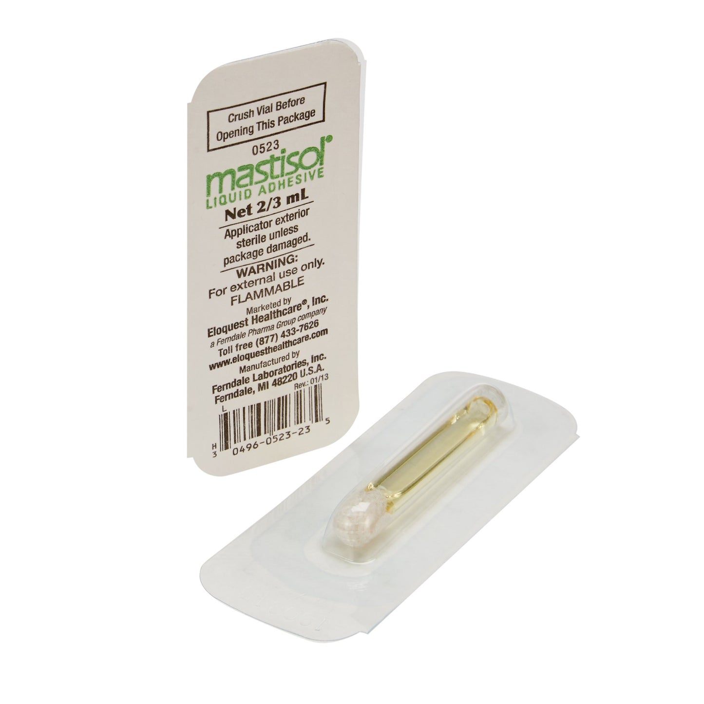 Mastisol® Liquid Bandage, 2/3 mL Sterile Tip Vial