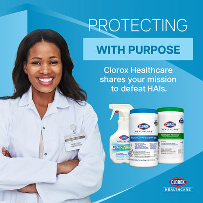 Clorox Healthcare® Bleach Germicidal Wipes, Canister, 70 ct.