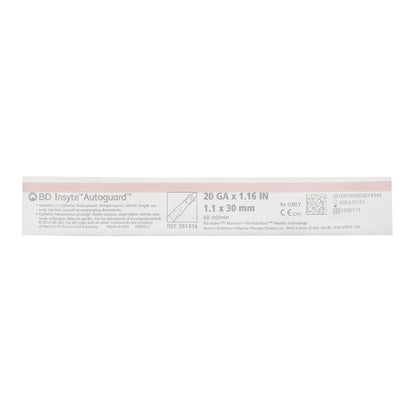 Insyte™ Autoguard™ Peripheral IV Catheter, Straight Hub