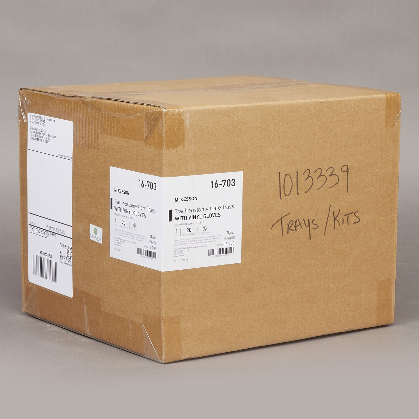 McKesson Tracheostomy Care Tray
